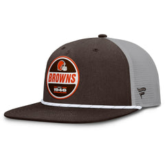 Cleveland Browns Edge Rush Trucker Adjustable Hat - Brown/Gray Hats