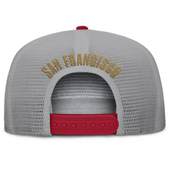 San Francisco 49ers Edge Rush Trucker Adjustable Hat - Scarlet/Gray Hats