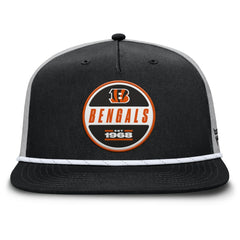 Cincinnati Bengals Edge Rush Trucker Adjustable Hat - Black/Gray Hats