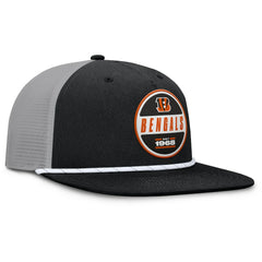 Cincinnati Bengals Edge Rush Trucker Adjustable Hat - Black/Gray Hats
