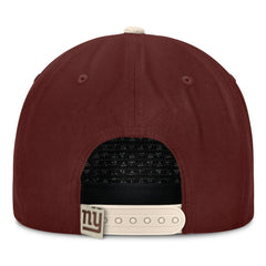 New York Giants NFL Reminisce Golfer Adjustable Hat - Brown Hats