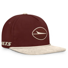 New York Jets NFL Reminisce Golfer Adjustable Hat - Brown Hats