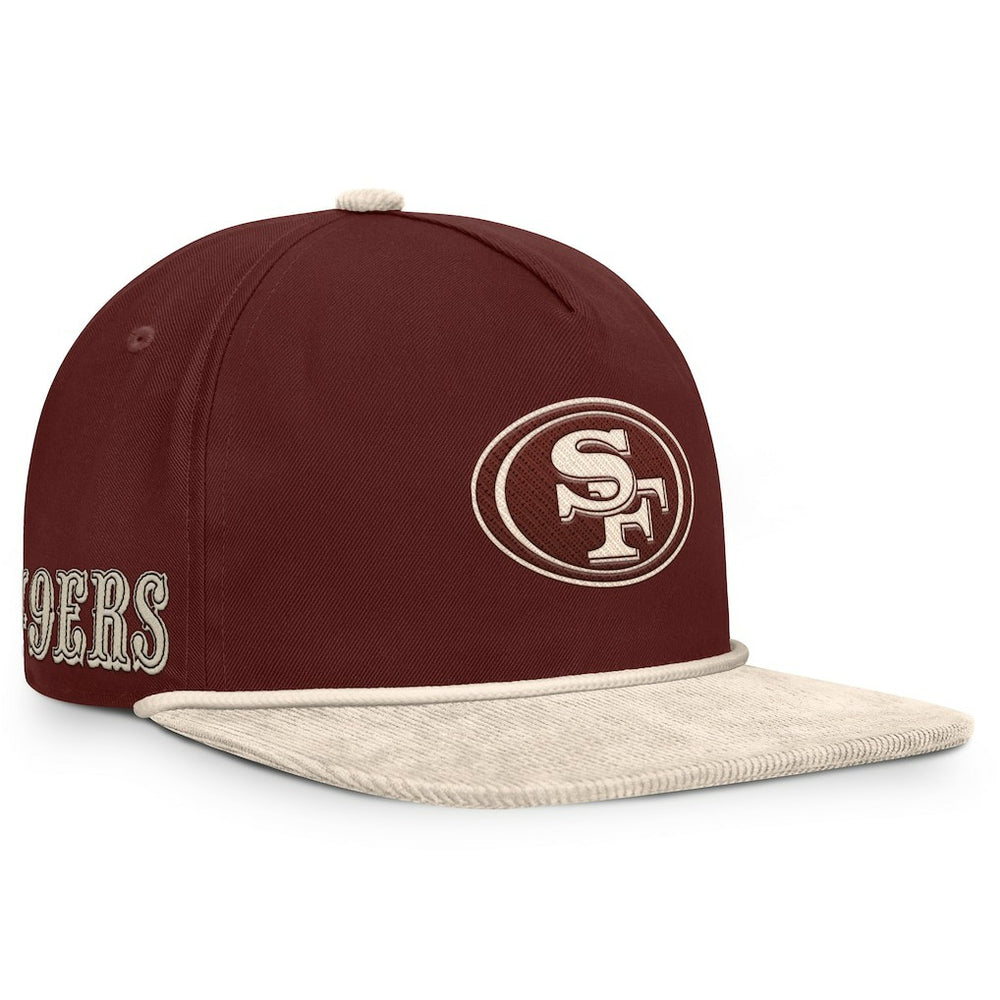 San Francisco 49ers NFL Reminisce Golfer Adjustable Hat - Brown Hats