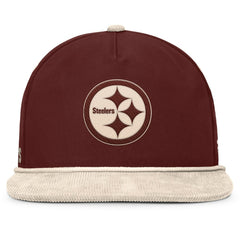 Pittsburgh Steelers NFL Reminisce Golfer Adjustable Hat - Brown Hats