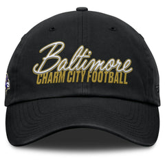 Baltimore Ravens Women's Moxie Adjustable Hat - Black Hats