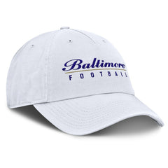 Baltimore Ravens Women's Harmony Adjustable Hat - White Hats