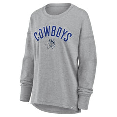 Dallas Cowboys Women's Hometown Legacy Long Sleeve T-Shirt - Heather Gray T-shirts