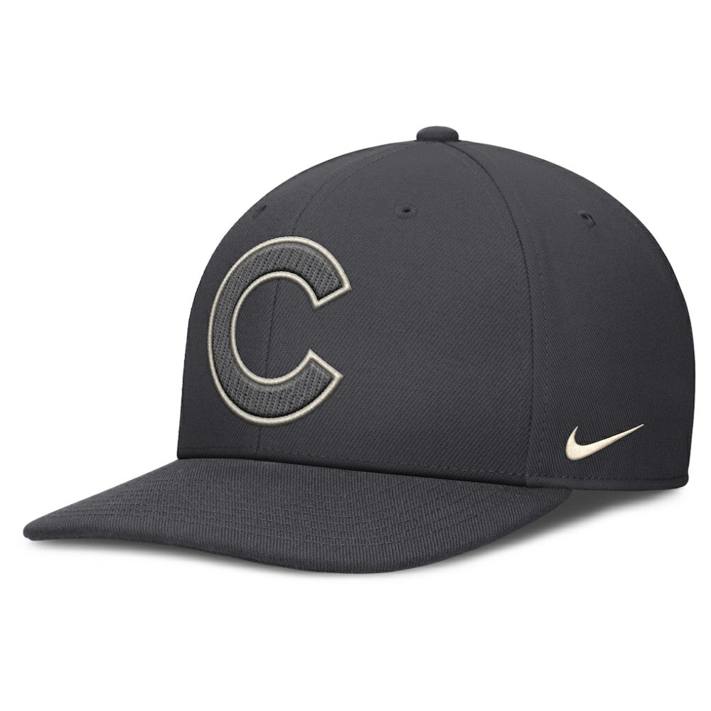 Chicago Cubs Nike Statement Pro Snapback Hat - Anthracite Hats