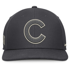 Chicago Cubs Nike Statement Pro Snapback Hat - Anthracite Hats