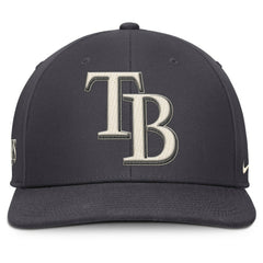 Tampa Bay Rays Nike Statement Pro Snapback Hat - Anthracite Hats