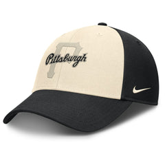 Pittsburgh Pirates Nike Statement Club Performance Adjustable Hat - Black/Natural Hats