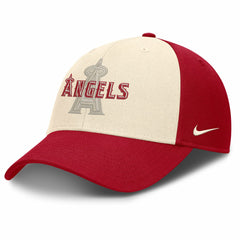 Los Angeles Angels Nike Statement Club Performance Adjustable Hat - Red/Natural Hats