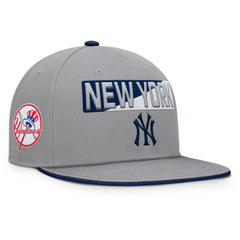 New York Yankees Fanatics Punchout Snapback Hat - Gray Hats