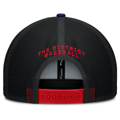 Washington Nationals Fanatics Cutoff Adjustable Trucker Hat - Red/Navy Hats