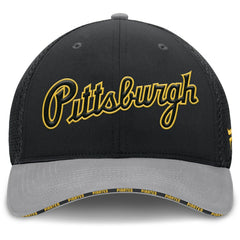 Pittsburgh Pirates Fanatics Pennant Flex Hat - Black/Gray Hats