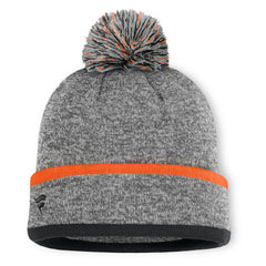 San Francisco Giants Fanatics Backstop Cuffed Knit Hat with Pom - Heather Gray Hats