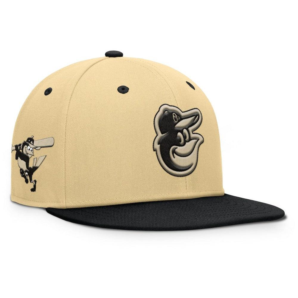 Baltimore Orioles Fanatics Duel Adjustable Hat - Khaki Hats