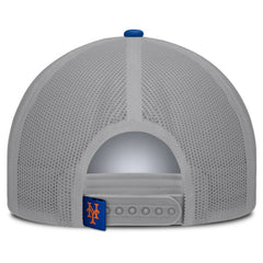 New York Mets Fanatics Designated A-Frame Foam Front Trucker Adjustable Hat - White/Royal Hats
