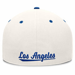 Los Angeles Dodgers Fanatics Unit Fitted Hat - Cream/Royal Hats