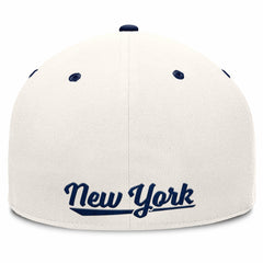 New York Yankees Fanatics Unit Fitted Hat - Cream/Navy Hats