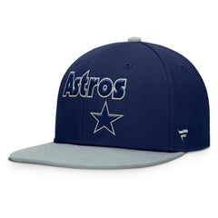 Houston Astros Fanatics Yard Fitted Hat - Navy/Gray Hats