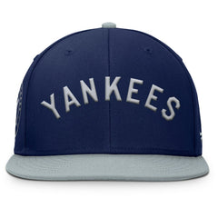 New York Yankees Fanatics Yard Fitted Hat - Navy/Gray Hats