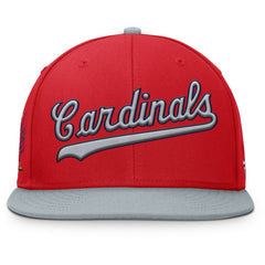St. Louis Cardinals Fanatics Yard Fitted Hat - Red/Gray Hats