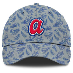 Atlanta Braves Fanatics Women's Cooperstown Collection Shift Adjustable Hat - Gray Hats