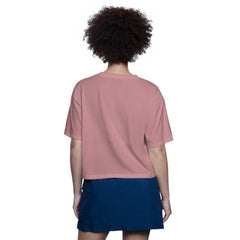 Cleveland Guardians Starter Women's Play the Ball Boxy Cropped T-Shirt - Pink T-shirts