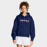 Washington Capitals Fanatics Women's Authentic Pro Primary Pullover Hoodie - Navy | US 202493009