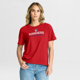 New York Rangers Fanatics Women's Authentic Pro Primary T-Shirt - Red | US 202493024