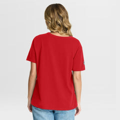 New Jersey Devils Fanatics Women's Authentic Pro Primary T-Shirt - Red | US 202493084