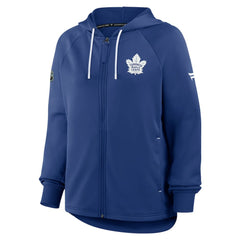 Toronto Maple Leafs Fanatics Women's Authentic Pro Rink Raglan Full-Zip Hoodie - Blue | US 202493221