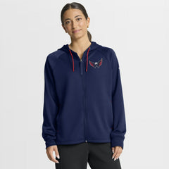Washington Capitals Fanatics Women's Authentic Pro Rink Raglan Full-Zip Hoodie - Navy | US 202493226