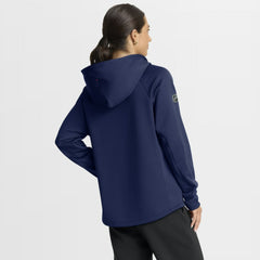 Washington Capitals Fanatics Women's Authentic Pro Rink Raglan Full-Zip Hoodie - Navy | US 202493226