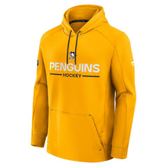 Pittsburgh Penguins Fanatics Authentic Pro Rink Hoodie - Gold | US 202494027