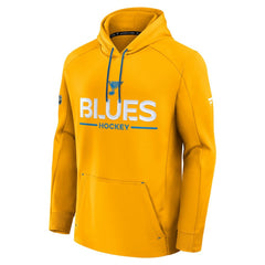 St. Louis Blues Fanatics Authentic Pro Rink Hoodie - Gold | US 202494033