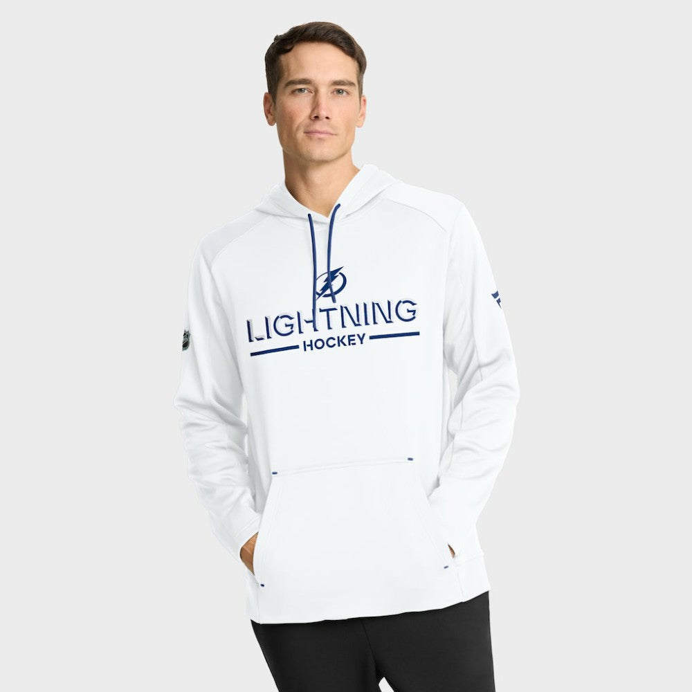 Tampa Bay Lightning Fanatics Authentic Pro Rink Hoodie - White | US 202494035