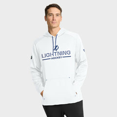 Tampa Bay Lightning Fanatics Authentic Pro Rink Hoodie - White | US 202494035