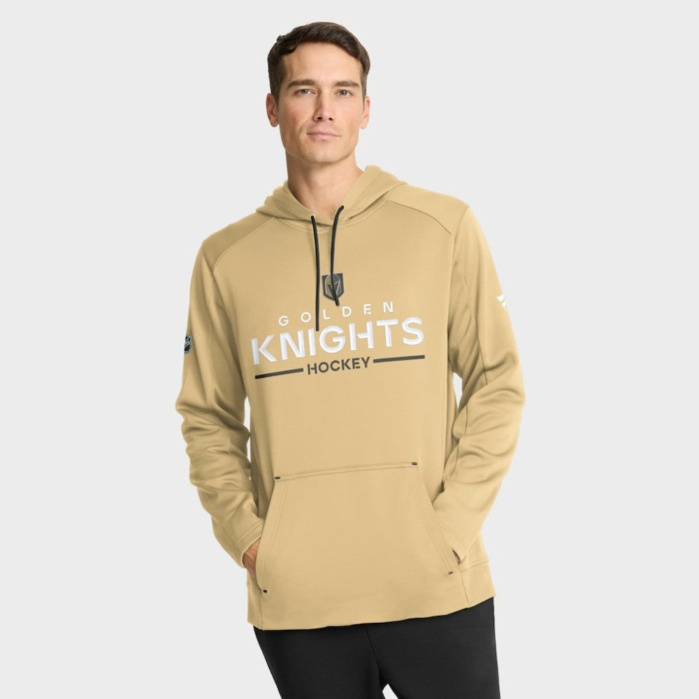 Vegas Golden Knights Fanatics Authentic Pro Rink Hoodie - Gold | US 202494044