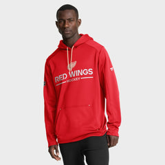 Detroit Red Wings Fanatics Authentic Pro Centennial Rink Hoodie - Red | US 202494050