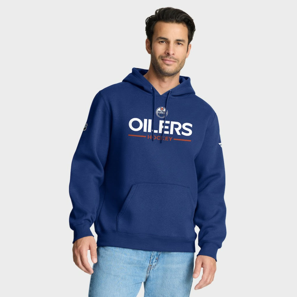 Edmonton Oilers Fanatics Authentic Pro Primary Hoodie - Royal | US 202494158