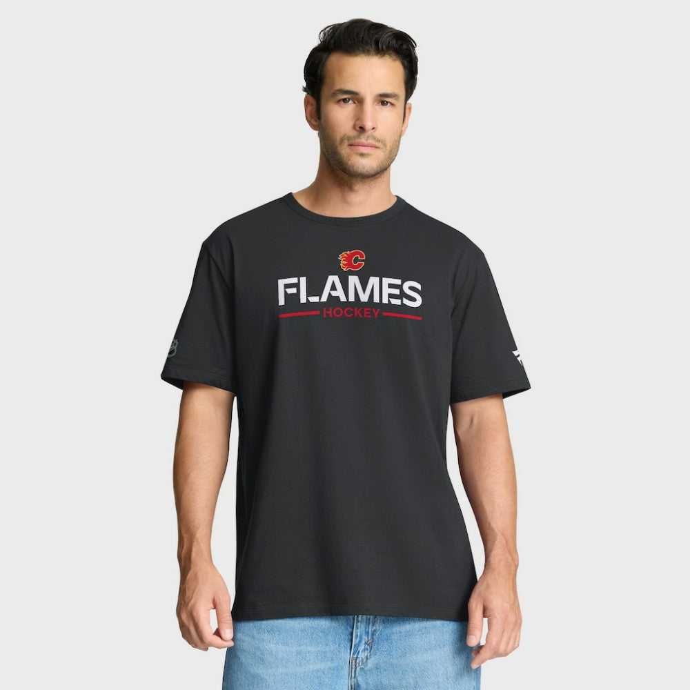 Calgary Flames Fanatics Authentic Pro Primary T-Shirt - Black | US 202494309