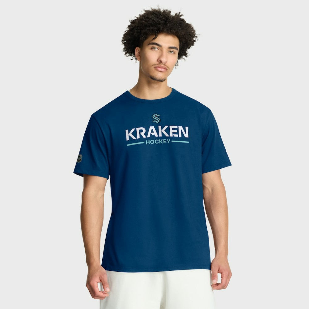 Seattle Kraken Fanatics Authentic Pro Primary T-Shirt - Deep Sea Blue | US 202494324