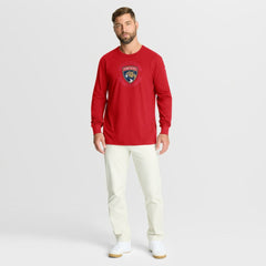 Florida Panthers Fanatics Authentic Pro Property Of Practice Long Sleeve T-Shirt - Red | US 202494476