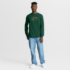 Minnesota Wild Fanatics Authentic Pro Property Of Practice Long Sleeve T-Shirt - Green | US 202494482