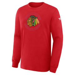 Chicago Blackhawks Fanatics Authentic Pro Property Of Practice Long Sleeve T-Shirt - Red | US 202494484