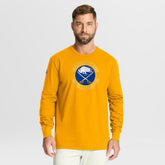Buffalo Sabres Fanatics Authentic Pro Property Of Practice Long Sleeve T-Shirt - Gold | US 202494496