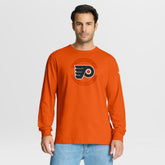 Philadelphia Flyers Fanatics Authentic Pro Property Of Practice Long Sleeve T-Shirt - Orange | US 202494533