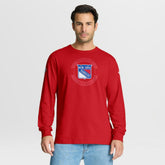 New York Rangers Fanatics Authentic Pro Property Of Practice Long Sleeve T-Shirt - Red | US 202494541
